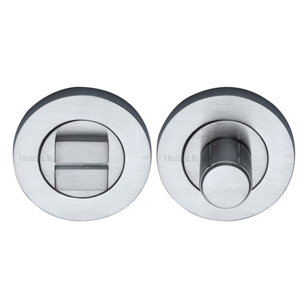 M Marcus - Heritage Brass, Round Bathroom Turn & Release - RS2030, Escutcheons & Privacy Thumbturns, Turn & Release