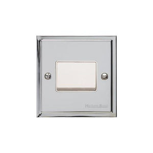 Elite Stepped Plate Range Polished Chrome Switches & Sockets, S02 - 6A Triple Pole Fan Isolator Switch by Heritage Brass By M-Marcus