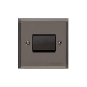 Elite Stepped Plate Range Polished Black Nickel Switches & Sockets, S06 - 6A Triple Pole Fan Isolator Switch by Heritage Brass By M-Marcus