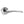 Status Arizona Lever Door Handle on Round Rose by Atlantic Hardware