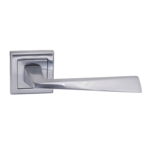Status California Lever Door Handle on Square Rose by Atlantic Hardware