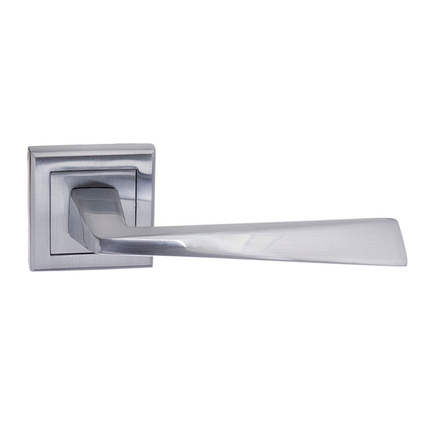 Status California Lever Door Handle on Square Rose by Atlantic Hardware