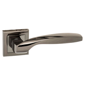 Status Oklahoma Lever Door Handle on Square Rose by Atlantic Hardware