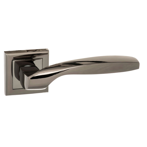 Status Oklahoma Lever Door Handle on Square Rose by Atlantic Hardware