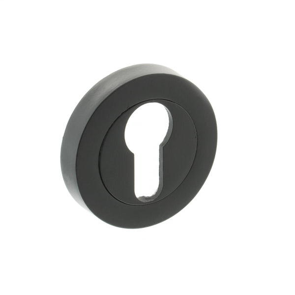 Status Euro Escutcheons on Round Rose by Atlantic Hardware
