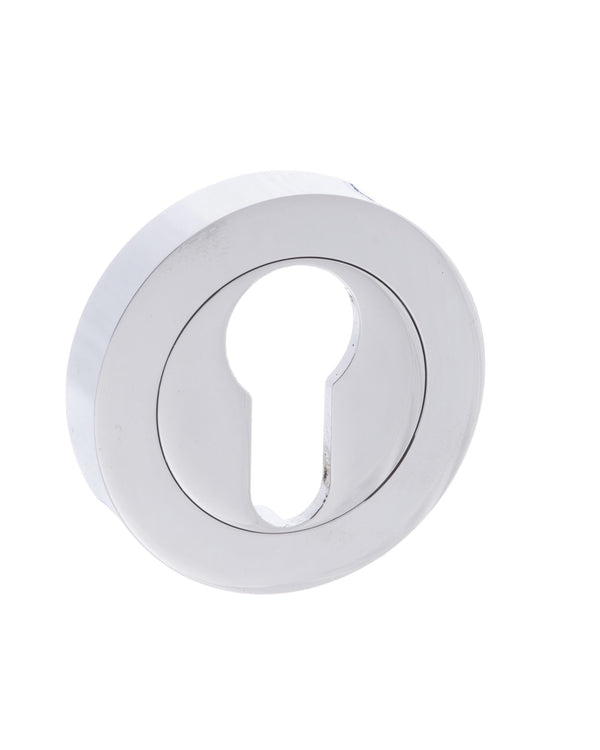 Status Euro Escutcheons on Round Rose by Atlantic Hardware