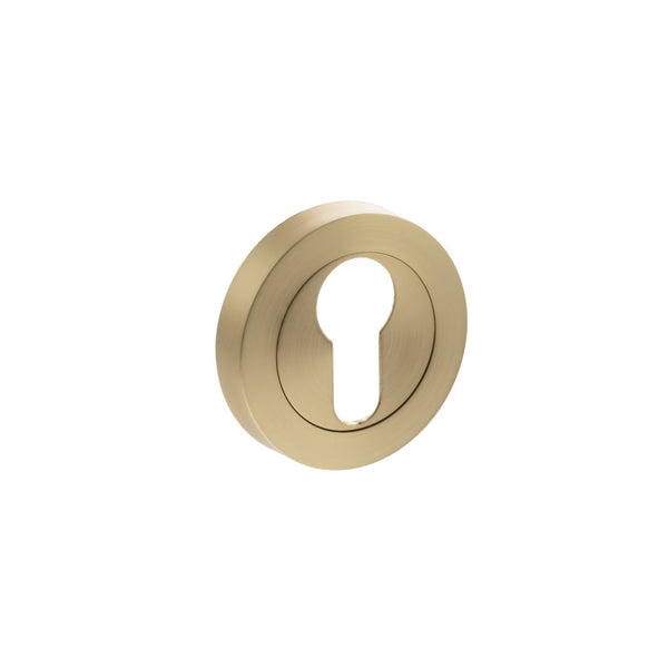 Status Euro Escutcheons on Round Rose by Atlantic Hardware