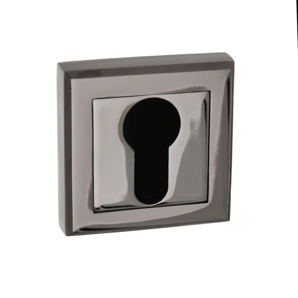 Status Euro Escutcheons on Square Rose by Atlantic Hardware