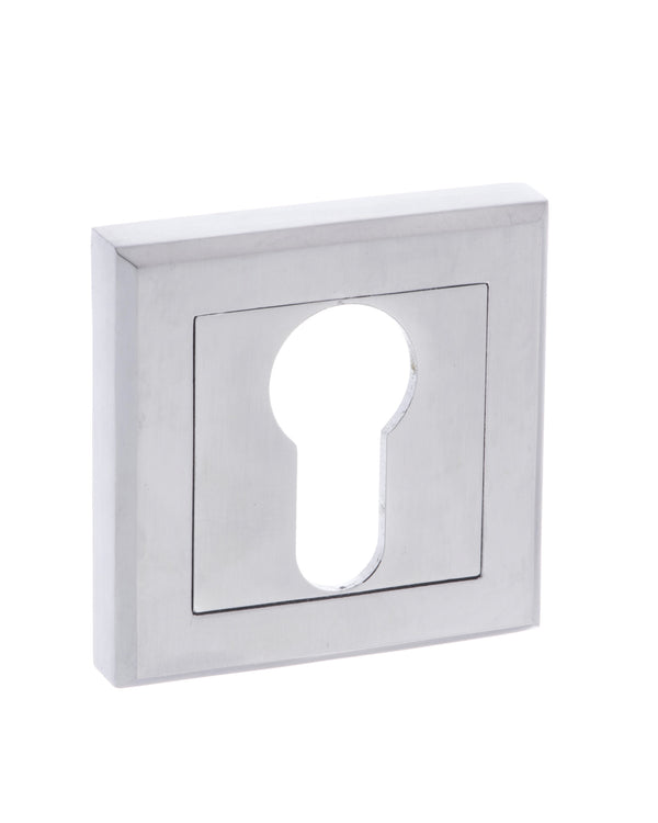 Status Euro Escutcheons on Square Rose by Atlantic Hardware