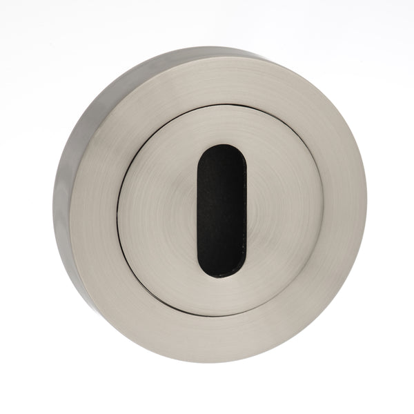 Status Key Escutcheons on Round Rose by Atlantic Hardware