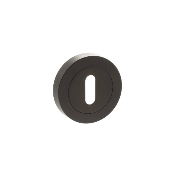 Status Key Escutcheons on Round Rose by Atlantic Hardware