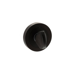 STATUS WC Turn and Release on Round Rose - Urban Dark Bronze - Depth: 38.5mm, Height: 51mm, Width: 51mm