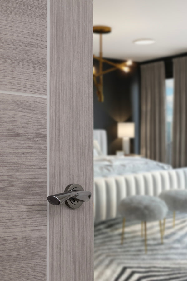 STATUS Colorado Lever Door Handle on Round Rose - additional image