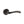 Status Texas Lever Door Handle on Round Rose by Atlantic Hardware