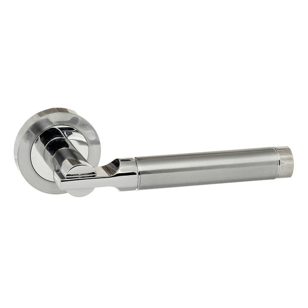 Status Dakota Lever Door Handle on Round Rose by Atlantic Hardware