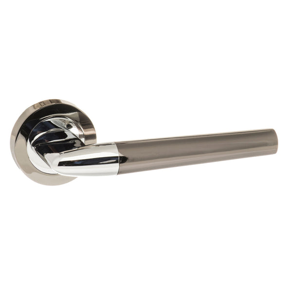 Status Tennessee Lever Door Handle on Round Rose by Atlantic Hardware