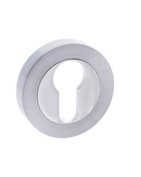 Mediterranean Euro Escutcheons on Round Rose by Atlantic Hardware