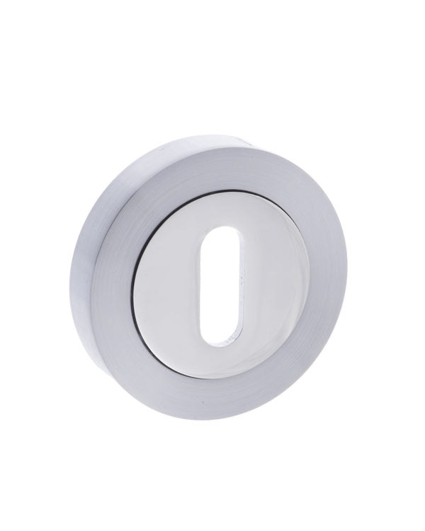 Status Key Escutcheons on Round Rose by Atlantic Hardware