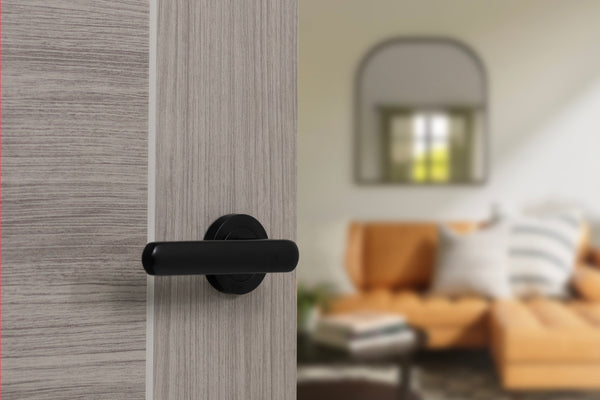 STATUS Carolina Lever Door Handle on Round Rose - additional image