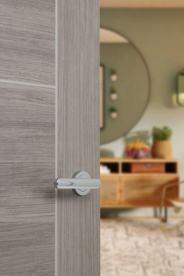 STATUS Carolina Lever Door Handle on Round Rose - additional image