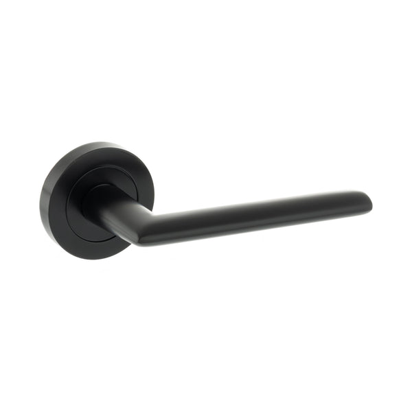 Status Alabama Lever Door Handle on Round Rose by Atlantic Hardware
