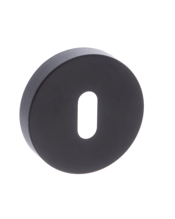 Status Key Escutcheons on S4 Round Rose by Atlantic Hardware