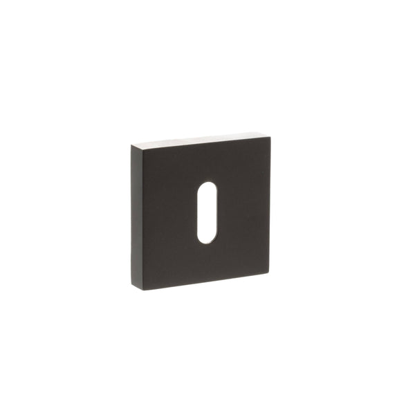 Status Key Escutcheons on S4 Square Rose by Atlantic Hardware