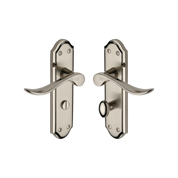 Sandown Door Handle on Plate by M Marcus - Heritage Brass