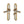 Saturn Long Door Handle on Plate by M Marcus - Heritage Brass