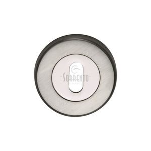 M Marcus - Heritage Brass, Sorrento Standard Key Escutcheon Round, Escutcheons & Privacy Thumbturns, Escutcheons