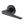 Amalfi Door Handle on Round Rose - Matt Black