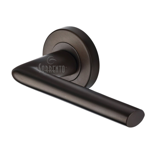 Lena Door Handle on Round Rose