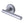 Shuttle Door Handle on Round Rose by M Marcus - Heritage Brass