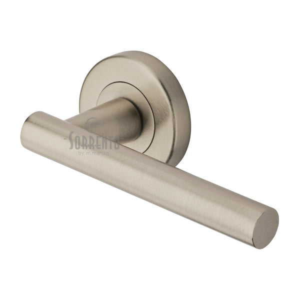 Shuttle Door Handle on Round Rose