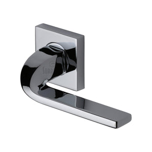 M Marcus - Heritage Brass, Stanford Door Handle on Square Rose, Door Handles, Door Handles on Square Rose