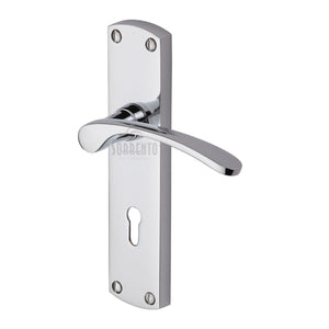 M Marcus - Heritage Brass, Sorrento Luca Door Handle on Plate, Door Handles, Door Handles on Plate