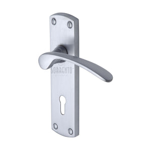 M Marcus - Heritage Brass, Sorrento Luca Door Handle on Plate, Door Handles, Door Handles on Plate