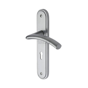 M Marcus - Heritage Brass, Tosca Door Handle on Plate, Door Handles, Door Handles on Plate