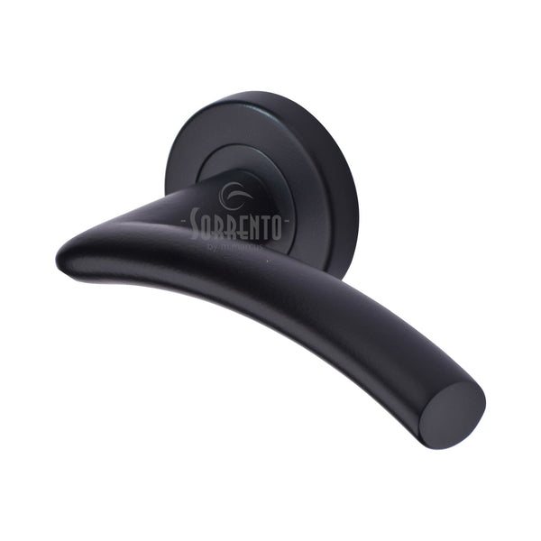 Tosca Door Handle on Round Rose