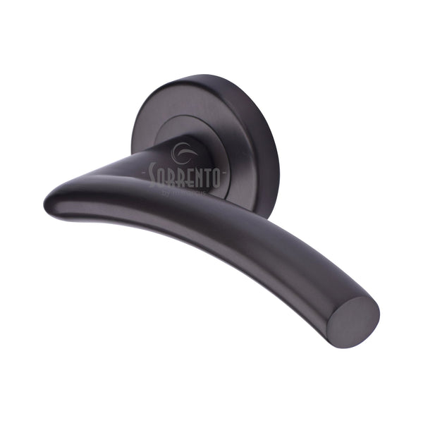 Tosca Door Handle on Round Rose