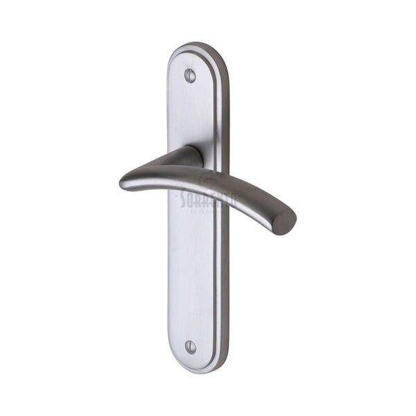 M Marcus - Heritage Brass, Tosca Door Handle on Plate, Door Handles, Door Handles on Plate