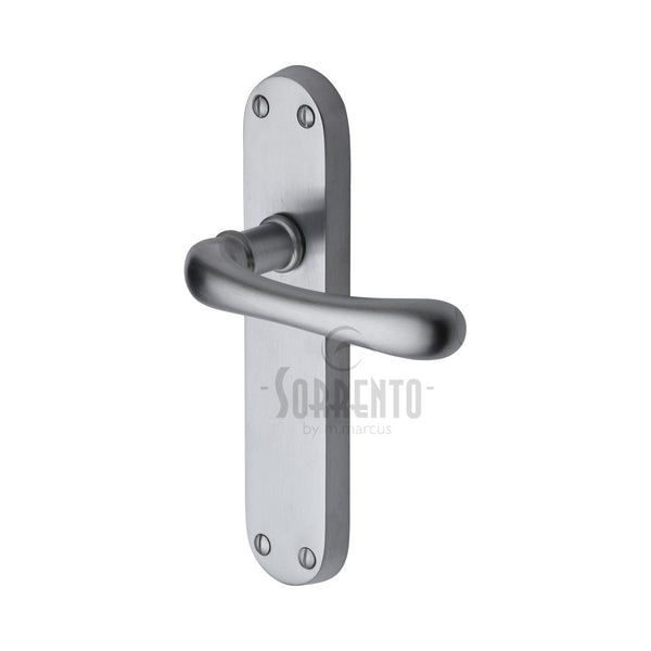 Donna Door Handle on Plate by M Marcus - Heritage Brass