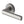 Milan Door Handle on Round Rose by M Marcus - Heritage Brass