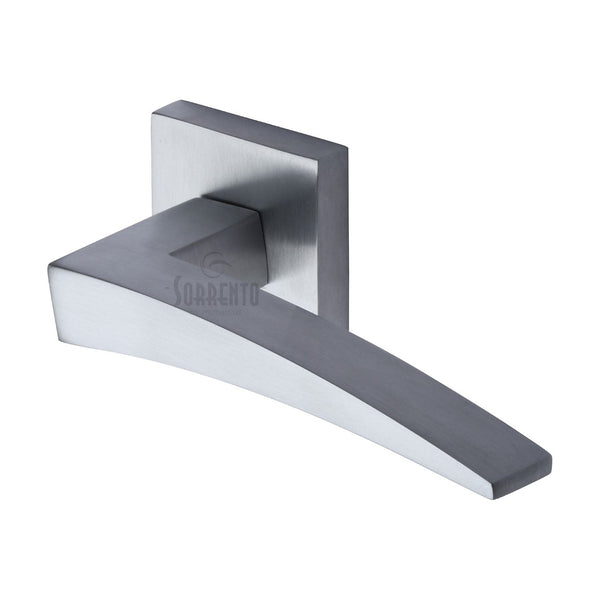 M Marcus - Heritage Brass, Valiant Door Handle on Square Rose, Door Handles, Door Handles on Square Rose