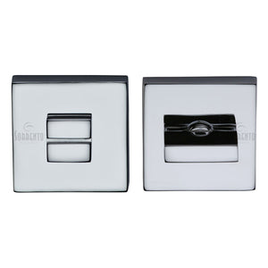 M Marcus - Heritage Brass, Square Bathroom Turn & Release - SC-SQ4035, Escutcheons & Privacy Thumbturns, Turn & Release