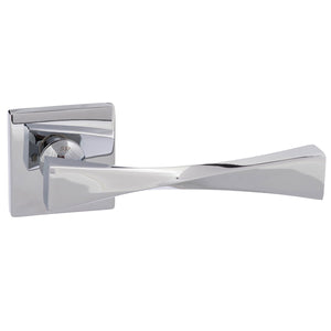 Senza Pari Guido Lever Door Handle on Flush Square Rose by Atlantic Hardware