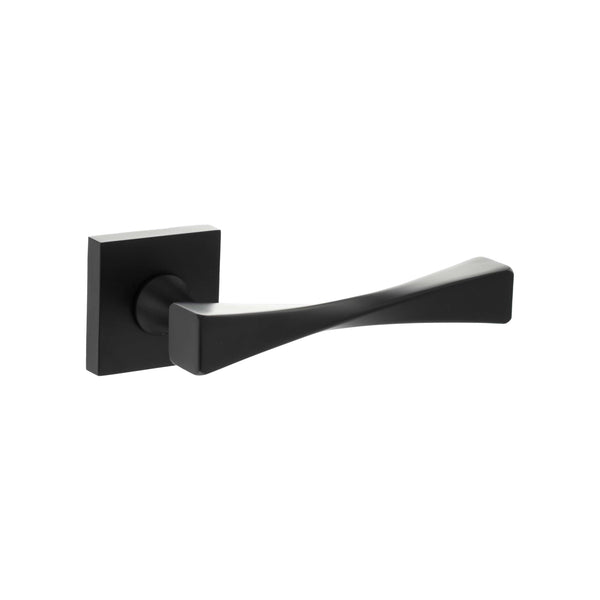 Senza Pari Guido Lever Door Handle on Flush Square Rose by Atlantic Hardware