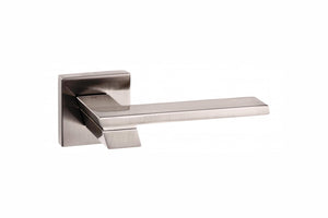Senza Pari Giovanni Lever Door Handle on Flush Square Rose by Atlantic Hardware