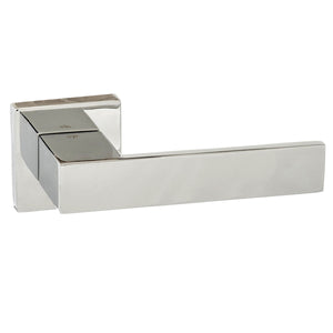 Senza Pari Panetti Lever Door Handle on Flush Square Rose by Atlantic Hardware