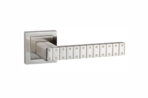 Senza Pari Bianca Lever Door Handle on Square Rose by Atlantic Hardware